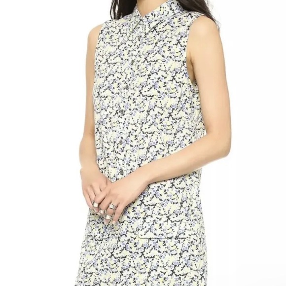 Equipment Dresses Equipment Lucinda Floral Tank Shirt Dress Poshmark
